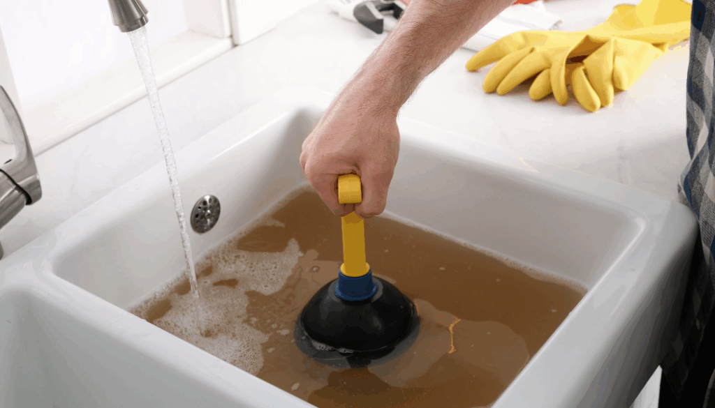 déboucher évier avec ventouse